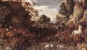 Roelant Savery Garden of Eden oil